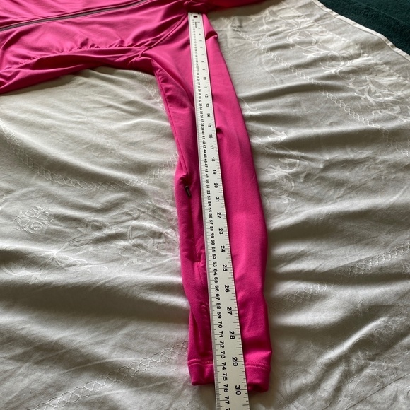 Tuff Athletics Women's Lightweight Pink Athletic Zip Up Hoodie Jacket Medium - Picture 12 of 15